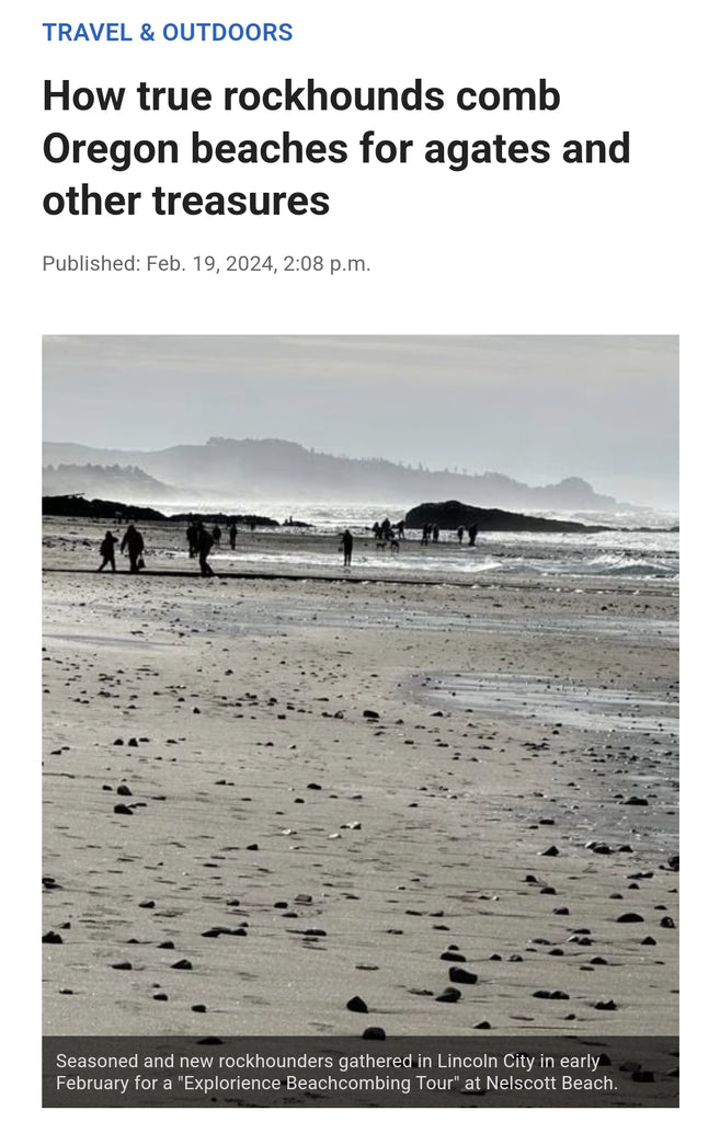 How True Rockhounds Comb Oregon Beaches for Agates and Other Treasures