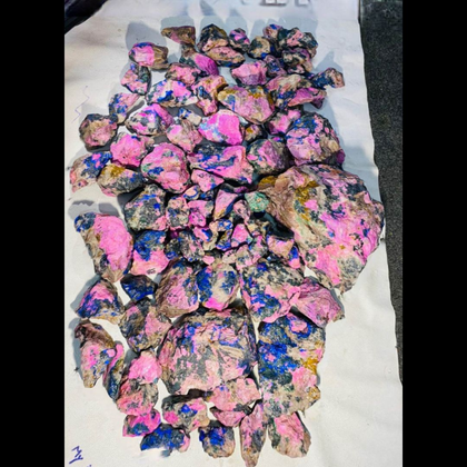 Cobaltoan Calcite with Azurite - Rock Your World