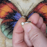 Australian Precious Opal Ring in Sterling Silver Size 7 FP