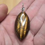Tiger Eye Pendant Sterling Silver - Rock Your World