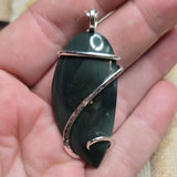 Blue Mountain Jasper Pendant Sterling Silver - Rock Your World