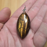 Tiger Eye Pendant Sterling Silver - Rock Your World