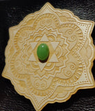 Light Apple Green Nephrite Jade Oval Cabochon 12x16mm AA Grade