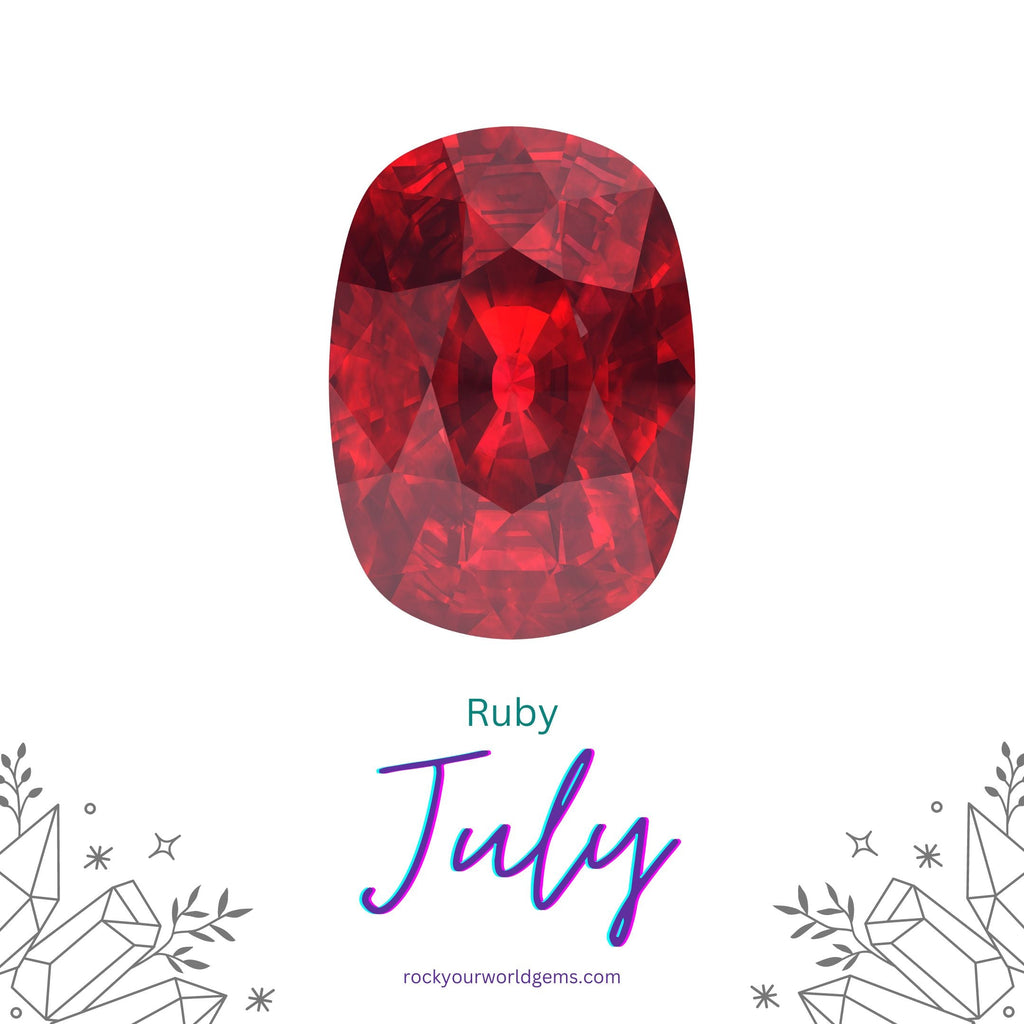 September Ruby July's Glowing Ruby: Celebrating the Birthstone of Passion and Power ...