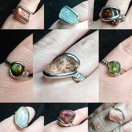 Natural Stone Rings Collection - Rock Your World 