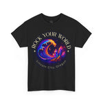 Rock Your World Moonlight Crystal Wave Tee - Unisex Heavy Duty