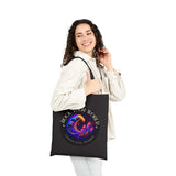 Rock Your World Moonlight Wave Crystal Tote – 15x16 Canvas Bag