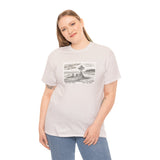 For When I Can’t Be There Tee – Siletz Bay Lincoln City Oregon Heavy Duty T-Shirt