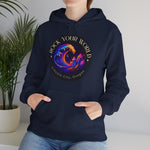 Rock Your World Moonlight Wave Crystal Hoodie – Unisex Heavy Duty Pullover Hooded Sweatshirt