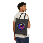 Rock Your World Moonlight Wave Crystal Tote – 15x16 Canvas Bag