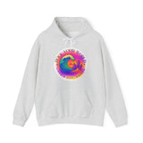 Rock Your World Retro Heatwave Crystal Sunset Crashing Wave Hoodie – Unisex Heavy Duty Pullover Hooded Sweatshirt