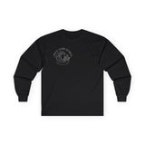 Rock Your World Moonlight Wave Crystal Long Sleeve Shirt – Unisex Heavy Cotton BACK Print + Front Logo