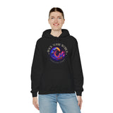 Rock Your World Moonlight Wave Crystal Hoodie – Unisex Heavy Duty Pullover Hooded Sweatshirt