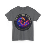 Rock Your World Moonlight Crystal Wave Tee - Unisex Heavy Duty