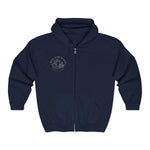 Rock Your World Moonlight Wave Crystal Zip Hoodie – Unisex Heavy Blend Full-Zip Sweatshirt