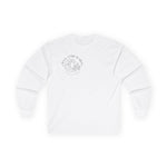 Rock Your World Moonlight Wave Crystal Long Sleeve Shirt – Unisex Heavy Cotton BACK Print + Front Logo