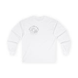Rock Your World Moonlight Wave Crystal Long Sleeve Shirt – Unisex Heavy Cotton BACK Print + Front Logo