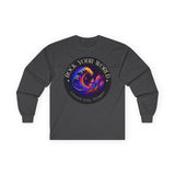 Rock Your World Moonlight Wave Crystal Long Sleeve – Unisex Heavyweight Cotton