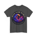 Rock Your World Moonlight Crystal Wave Tee - Unisex Heavy Duty