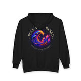 Rock Your World Moonlight Wave Crystal Zip Hoodie – Unisex Heavy Blend Full-Zip Sweatshirt 2026