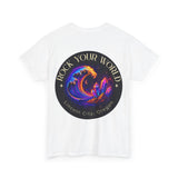 Rock Your World Moonlight Wave Crystal Tee – Heavy Duty Unisex BACK Print + Front Logo