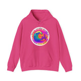 Rock Your World Retro Heatwave Crystal Sunset Crashing Wave Hoodie – Unisex Heavy Duty Pullover Hooded Sweatshirt