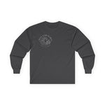 Rock Your World Moonlight Wave Crystal Long Sleeve Shirt – Unisex Heavy Cotton BACK Print + Front Logo