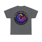 Rock Your World Moonlight Wave Crystal Tee – Heavy Duty Unisex BACK Print + Front Logo
