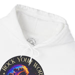 Rock Your World Moonlight Wave Crystal Hoodie – Unisex Heavy Duty Pullover Hooded Sweatshirt