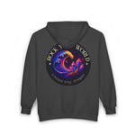 Rock Your World Moonlight Wave Crystal Zip Hoodie – Unisex Heavy Blend Full-Zip Sweatshirt