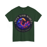 Rock Your World Moonlight Crystal Wave Tee - Unisex Heavy Duty