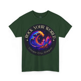 Rock Your World Moonlight Crystal Wave Tee - Unisex Heavy Duty
