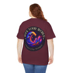 Rock Your World Moonlight Wave Crystal Tee – Heavy Duty Unisex BACK Print + Front Logo