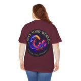 Rock Your World Moonlight Wave Crystal Tee – Heavy Duty Unisex BACK Print + Front Logo