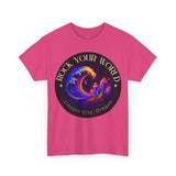 Rock Your World Moonlight Crystal Wave Tee - Unisex Heavy Duty
