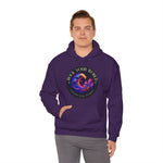 Rock Your World Moonlight Wave Crystal Hoodie – Unisex Heavy Duty Pullover Hooded Sweatshirt