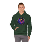 Rock Your World Moonlight Wave Crystal Hoodie – Unisex Heavy Duty Pullover Hooded Sweatshirt