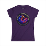 Rock Your World Moonlight Wave Crystal Womens Tee – Lightweight Fitted Cotton