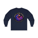 Rock Your World Moonlight Wave Crystal Long Sleeve – Unisex Heavyweight Cotton