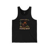 Refuse Domestication Wild Horse Tank - Nature Rebel Graphic Jersey Tank Top Shirt