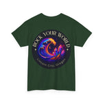 Rock Your World Moonlight Wave Crystal Tee – Heavy Duty Unisex BACK Print + Front Logo