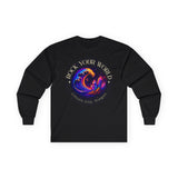 Rock Your World Moonlight Wave Crystal Long Sleeve – Unisex Heavyweight Cotton