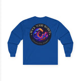 Rock Your World Moonlight Wave Crystal Long Sleeve – Unisex Heavy Cotton BACK Print + Front Logo - 2026 Design