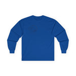 Rock Your World Moonlight Wave Crystal Long Sleeve Shirt – Unisex Heavy Cotton BACK Print + Front Logo