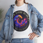 Rock Your World Moonlight Crystal Wave Tee - Unisex Heavy Duty