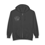 Rock Your World Moonlight Wave Crystal Zip Hoodie – Unisex Heavy Blend Full-Zip Sweatshirt