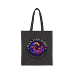 Rock Your World Moonlight Wave Crystal Tote – 15x16 Canvas Bag