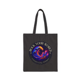 Rock Your World Moonlight Wave Crystal Tote – 15x16 Canvas Bag