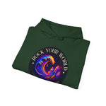 Rock Your World Moonlight Wave Crystal Hoodie – Unisex Heavy Duty Pullover Hooded Sweatshirt