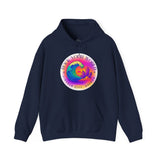 Rock Your World Retro Heatwave Crystal Sunset Crashing Wave Hoodie – Unisex Heavy Duty Pullover Hooded Sweatshirt